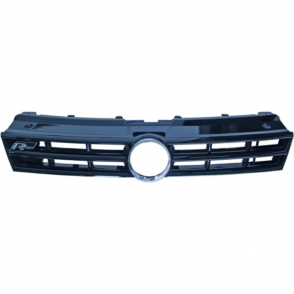 VW Polo grille grille (6R) - R-line look - Zwart