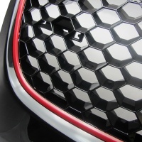 Rejilla de rejilla VW Golf 5 (V) - Aspecto GTI - Negro
