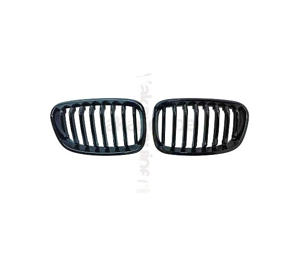 1 F20 11 + Series XNUMX + Grille grille - Glossy Black