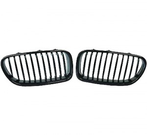5 F10 F11 10-13 Series XNUMX grille grille - Glossy Black