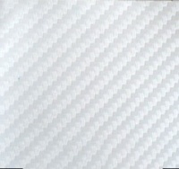 Adesivo de vinil 3D-W Carbon branco 50cm x 30cm