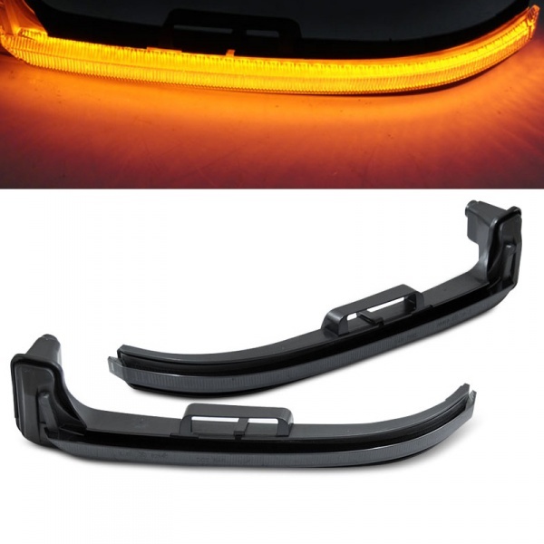 2 dynamic LED indicators Peugeot 3008 5008 - Black