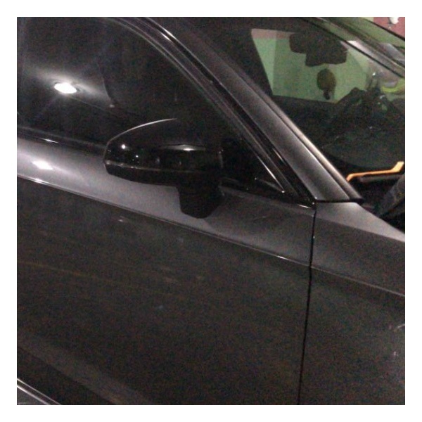 Tampas dos espelhos Audi A3 8V em preto brilhante