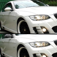 Capas de espelho pretas brilhantes BMW E81 E87 E88 E90 E91 E92 E93
