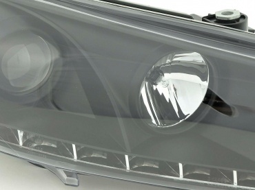 2 Phares avant VW Scirocco Devil Eyes LED 2015 - Noir