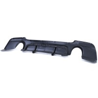 Rear diffuser BMW series 3 E92 E93 double outlet look 335i - glossy