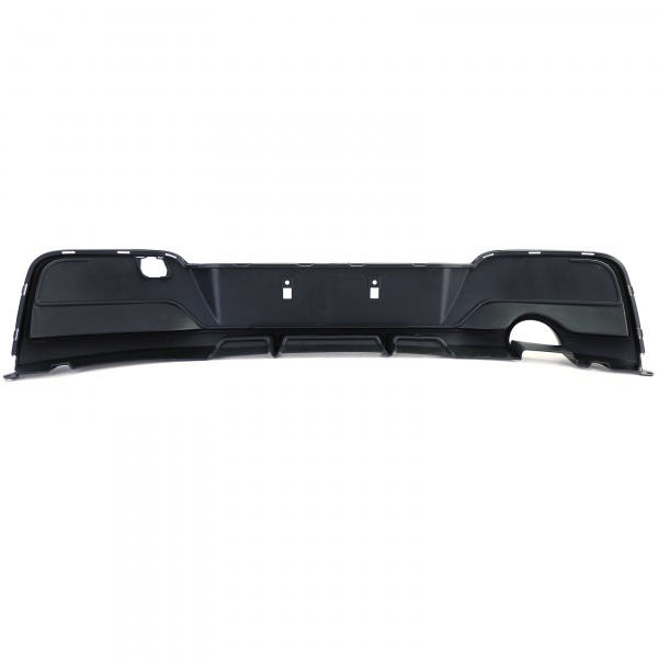 Rear diffuser BMW series 1 F20 F21 phase 1 gloss black single outlet