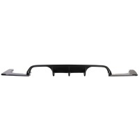 Rear diffuser BMW M3 F80 M4 F82 F83 double outlet - glossy black