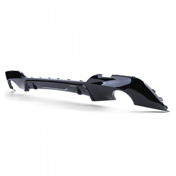 BMW 3 series G20 rear diffuser double single outlet 19-22 - gloss