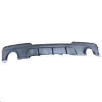 Rear diffuser BMW series 5 F10 F11 output double single mperf look - glossy