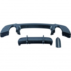 BMW 3 series E92 rear diffuser double outlet look 335i