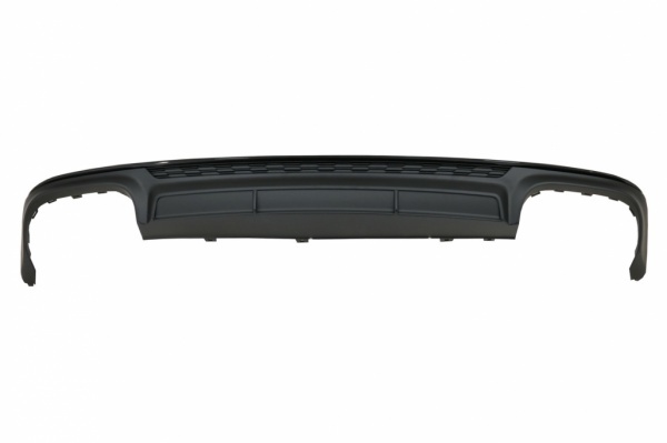Diffusore posteriore AUDI A6 C8 sline 18-22 - Look S6 acciaio inossidabile nero lucido