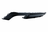 Difusor traseiro AUDI A6 C8 sline 18-22 - Look S6 aço inoxidável preto brilhante