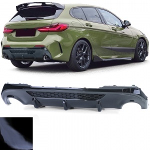 Rear diffuser BMW series 1 F40 19-23 double single outlet
