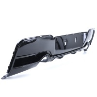 Rear diffuser BMW series 1 F20 F21 phase 1 double outlet single - glossy