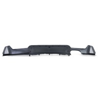 Rear diffuser BMW series 4 F32 F36 single exit double gloss
