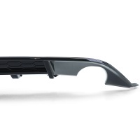 Double rear diffuser for VW GOLF 7 GTI 13-17 - glossy