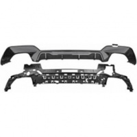 BMW 3 series G20 rear diffuser double outlet double 19-22 - carbon look