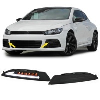2 LED daytime running lights LTI DRL Ready tinted - VW Scirocco + dynamic indicator - White
