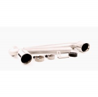 Stainless steel exhaust pipes BMW Serie 3 F30 11-19 look m