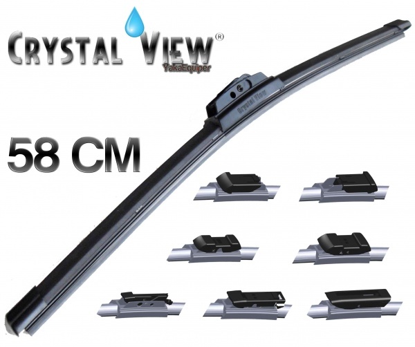 Hoja de limpiaparabrisas Crystal View 58CM - 23