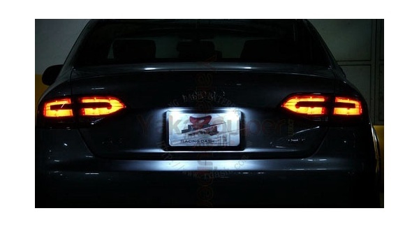 LED license plate pack AUDI A4 / S4 B8