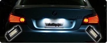 Pack LED plaque immatriculation BMW Serie 1 E81, E87, E87N