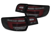2 lanternas traseiras dinâmicas AUDI A3 Sportback fullLED 08-12 look 8V - Preto Vermelho