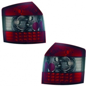 2 AUDI A4 (B6) 00-04 rear lights - front - Smoked red