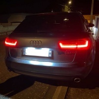 2 AUDI A6 C7 rear lights - Smoked Red Led