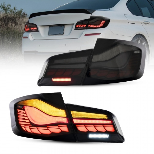 2 Dynamic OLED rear lights BMW Serie 5 F10 - 10-17 - Black
