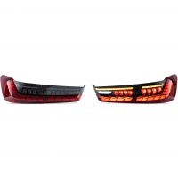 2 luzes traseiras Dynamic OLED BMW Serie 3 G20 - 18-22 - Vermelho