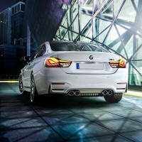2 BMW Serie 4 F32 F33 F36 dynamische OLED-achterlichten - 13-19 - Smoke
