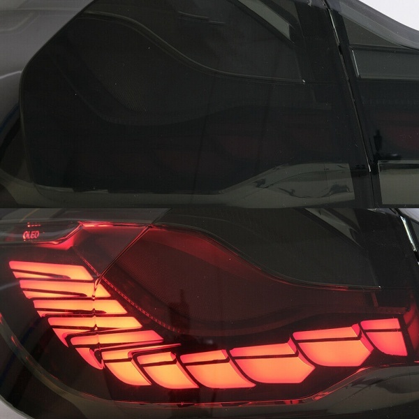 2 lanternas traseiras OLED dinâmicas BMW Serie 4 F32 F33 F36 - 13-19 - Fumaça