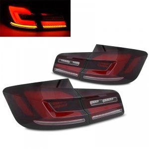2 BMW 5 Series F10 - 10-17 dynamic fullLED rear lights - Red Tint