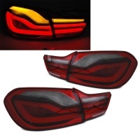 2 BMW 4 F32 F33 F36 luces traseras - 13-16 - Tinted Red
