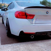 Spoiler de tronco de spoiler - BMW Serie 4 F32 - aparência de mperf - pintável