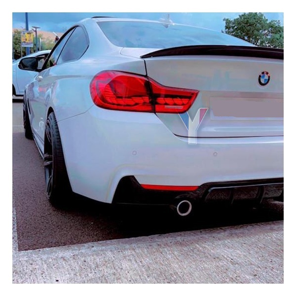 Spoiler trunk spoiler - BMW Serie 4 F32 - mperf look - paintable