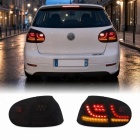 2 Feux arriere VW Golf 5 03-08 LED dynamiques LTI look G6 - Noir 2 Feux arriere VW Golf 5 03-08 LED dynamiques LTI look G6 - Noir