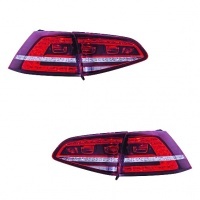 2 luces traseras VW Golf 7 - LED - Rojo
