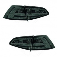 2 luces traseras VW Golf 7 - LED - Negro