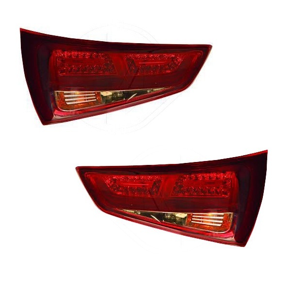 2 LED-achterlichten AUDI A1 LED 10-14 Red Smoke