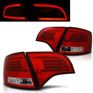 2 AUDI A4 B7 LED front 04-08 LED lights - LED flashing - Red