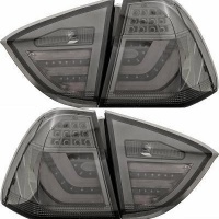2 BMW 3 Series E91 05-08 rear lights - LTI - Smoked