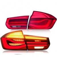 2 faróis traseiros de LED BMW Série 3 F30 - 11-15 - Vermelho