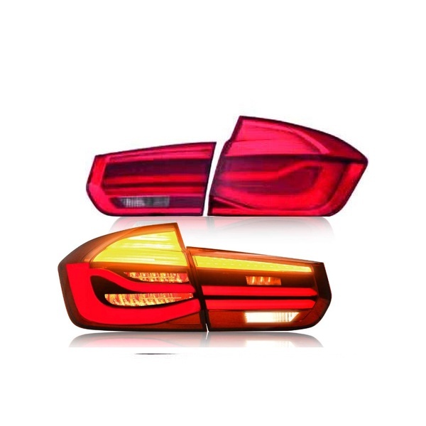 2 faróis traseiros de LED BMW Série 3 F30 - 11-15 - Vermelho