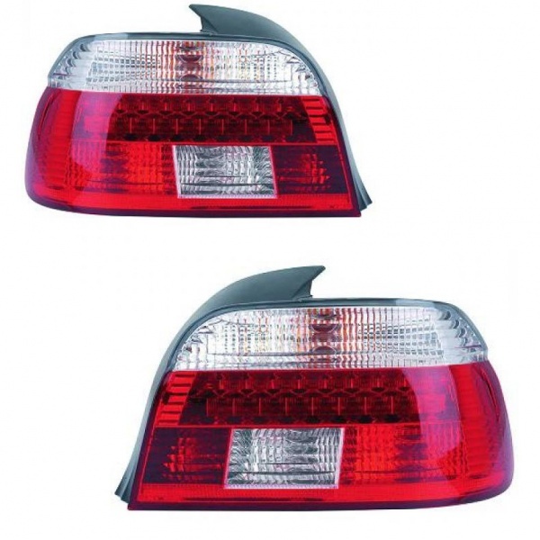 2 LED rear lights BMW Serie 5 E39 phase 1 95-00 - Red