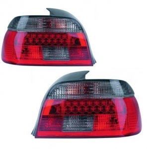 2 LED rear lights BMW Serie 5 E39 phase 1 95-00 - Smoked red