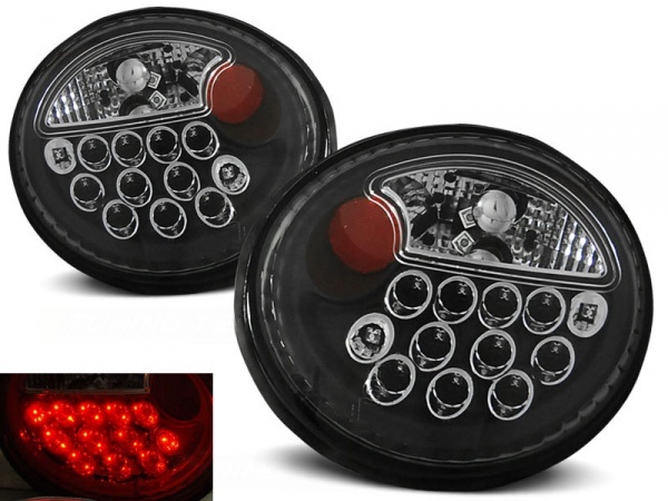 2 luces traseras LED VW New Beetle (3C) - Negro
