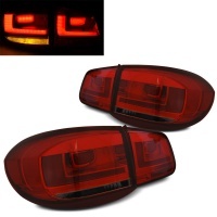 2 faróis traseiros VW Tiguan 07-11 - LED BAR - Smoke red